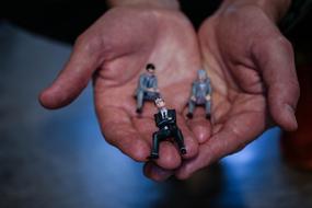 Toy Figure Miniature in hands