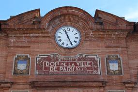 Moissac Halles City clock