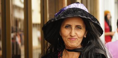 Armenian woman at a festival in Columbia
