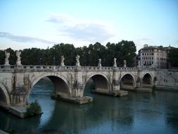 bridge in rome as a tourist attraction