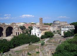 ancient building in rome