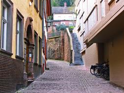 photo of an old lady in an old town in Poland