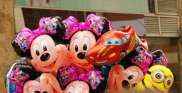 Festivities cartoon balloons
