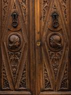 Door Wood Facade church
