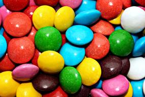 multicolored candy