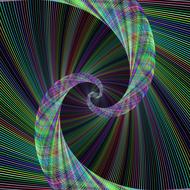 spiral background fractal swirl color