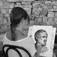 artist Woman Painting