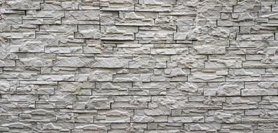 gray stone facade tiles