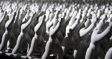 People Quantitative Revolution wood dolls