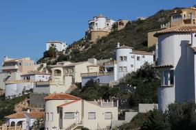 architecture in a village in andalusia