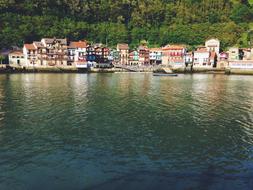 Water river and Town
