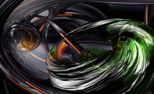 digital art fractal grinding lines as background