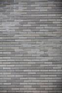 new grey brick wall