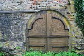 Old Architecture Castle wood door