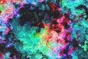background art abstract watercolor blue green red