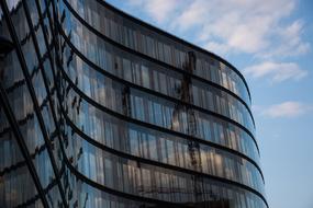 Glass Facade Modern and sky