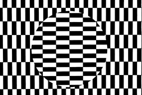 Deception Optics Pattern black and white