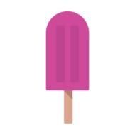 pink sweet ice cream