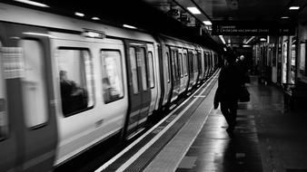 Black And White Stand By Transport