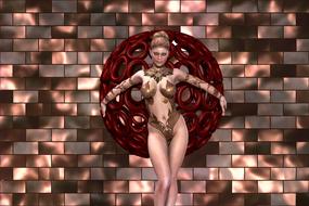 abstract wall woman figure fantasy