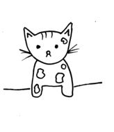 cartoon cat pet