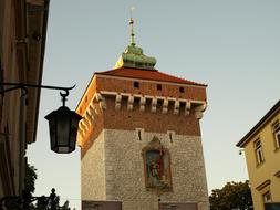 Old Town Architecture tower lamp