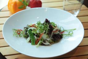 fresh lettuce in a bowl