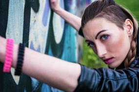 Girl wall Portrait
