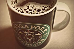mug of sweet coffee