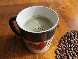 fragrant hot coffee
