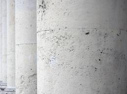 Columns Monument Church grey