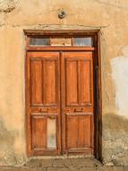 Old Wooden Door in village
