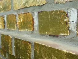 Art House gold as background