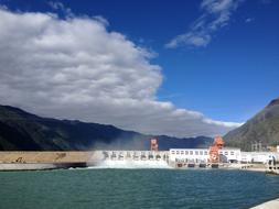 Hydropower Blue Sky
