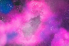 pink abstract watercolor as background