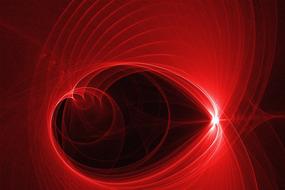 light glow red
