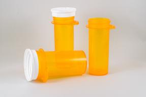 Medicine Bottle white plastic