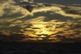 Sky in Sunset time