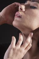 Model Woman Hands Young