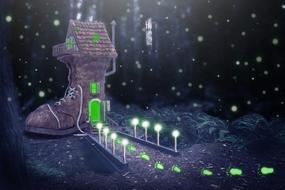 mystical Shoe Boots House