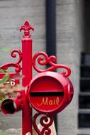 Mail Box red Home