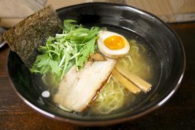 hot ramen on the table