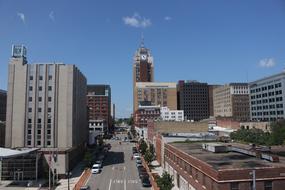 design Buildings Downtown street