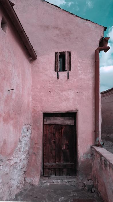 pink Medieval Castle