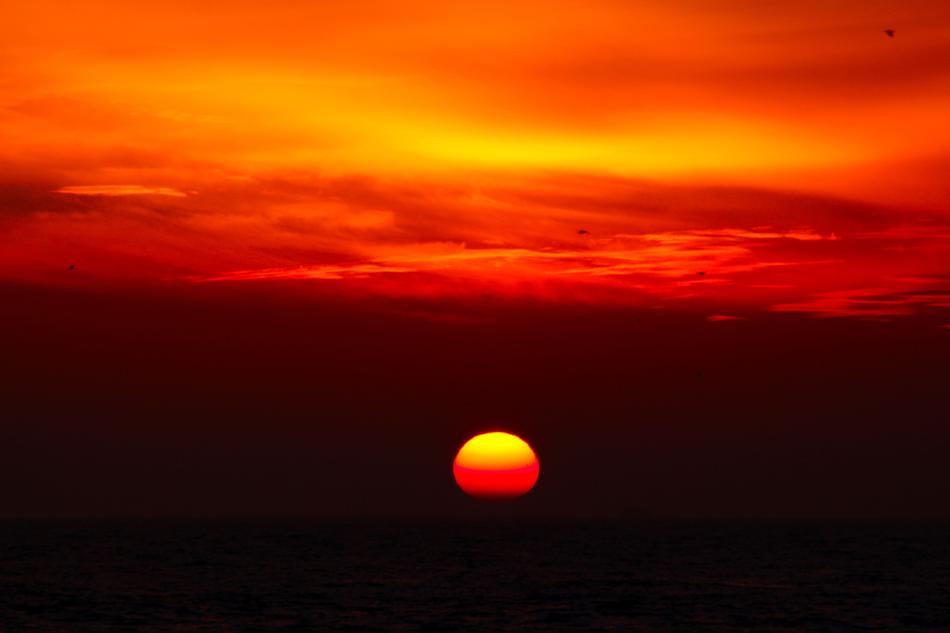 Dark Sunset view