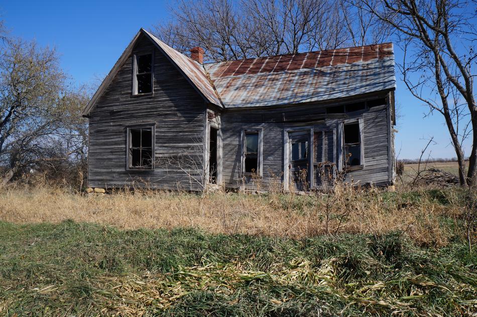 Weathered Wood House, usa, kansas