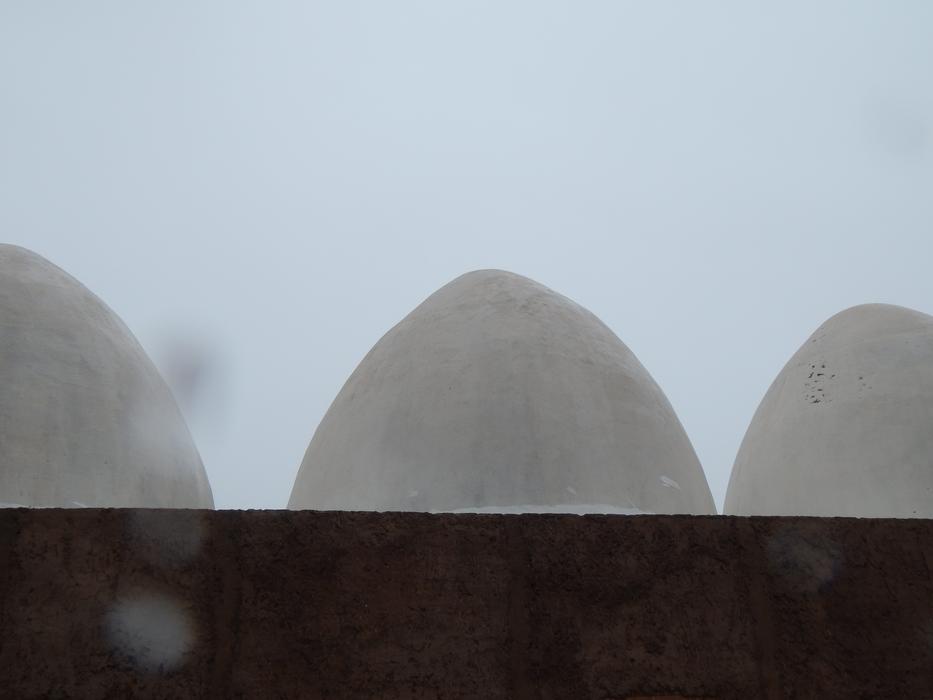 view of the white old domes