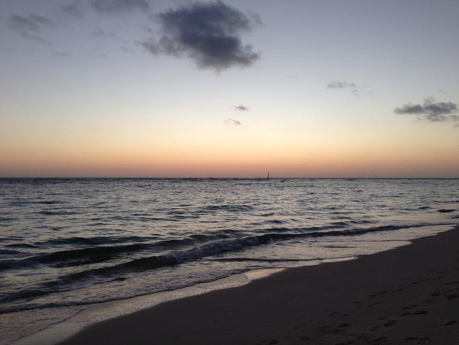 sea and sky sunset