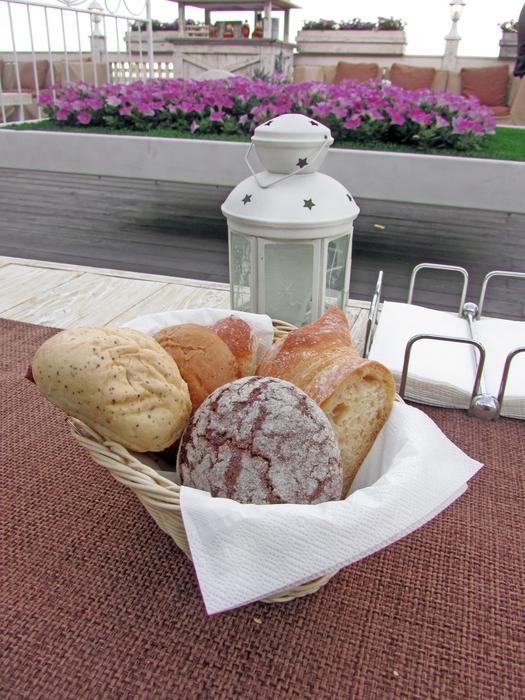 delicious bread on the table