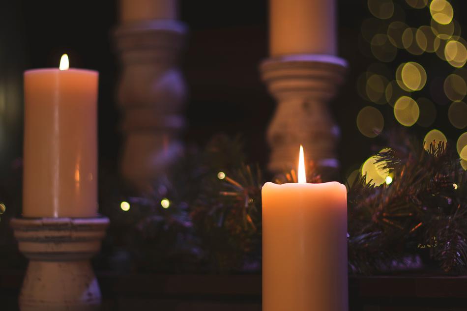 candles beautiful night